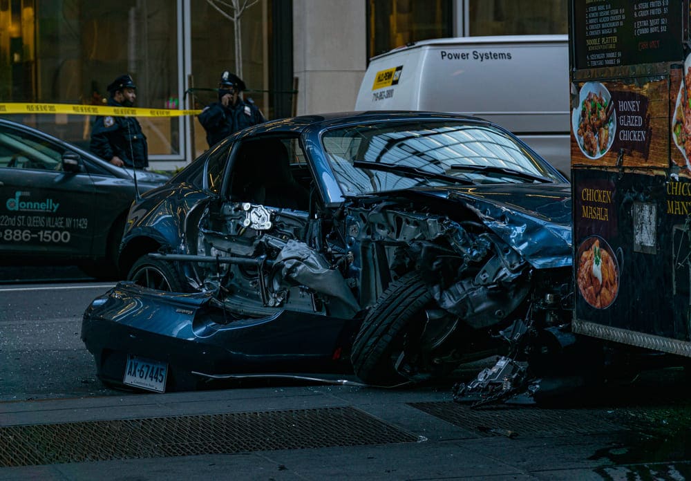 Accidente con un coche de alquiler en Nueva York